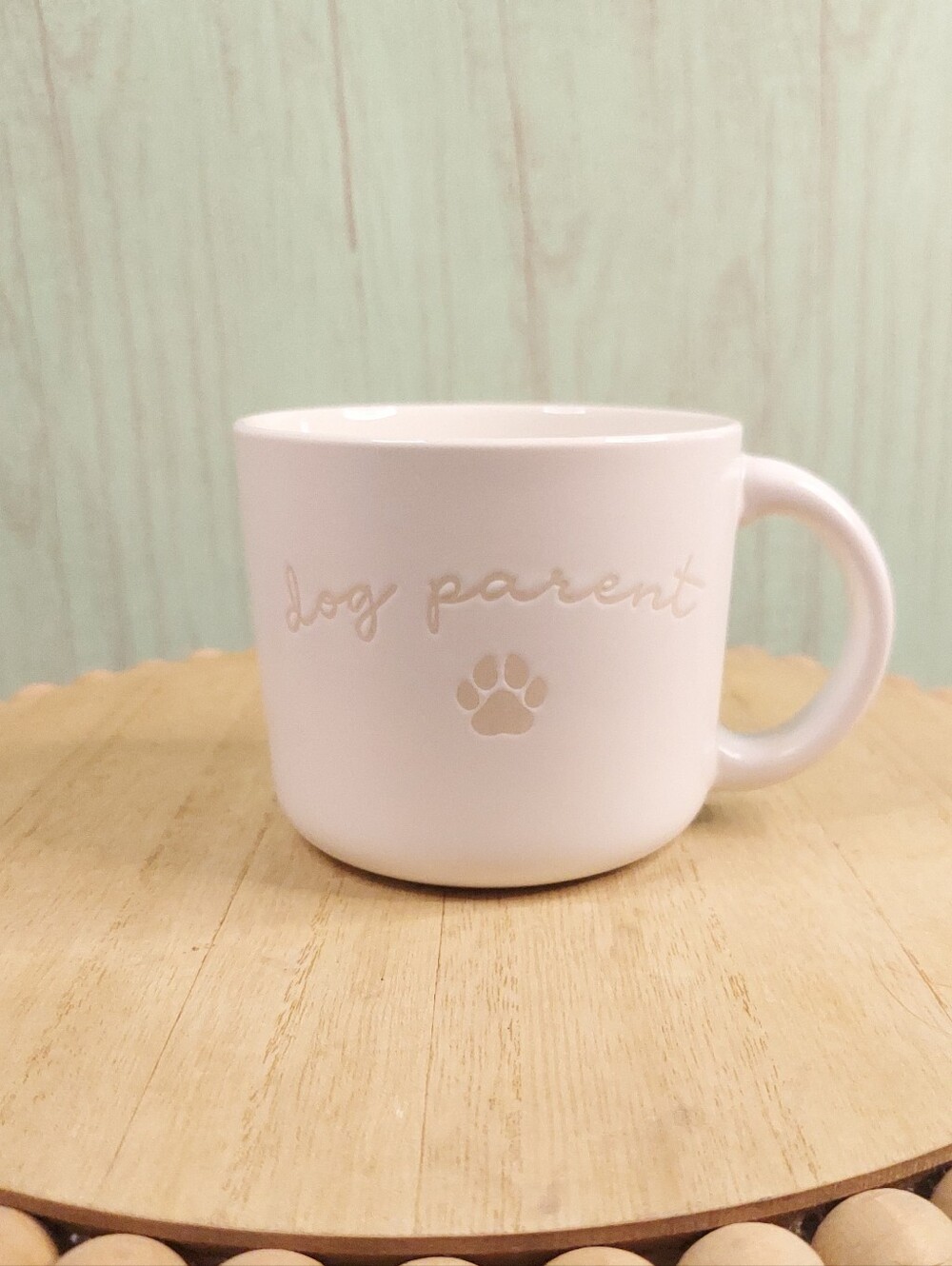 Room Essentials Dog Parent Stoneware Mug - White